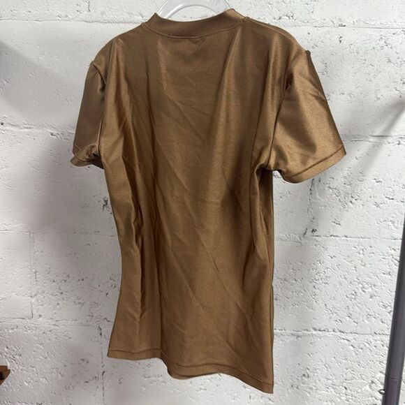 Skims Seamless T Shirt - Never Worn - Bronzy Size Small - Short Sleeve Shirt - Picture 3 of 3